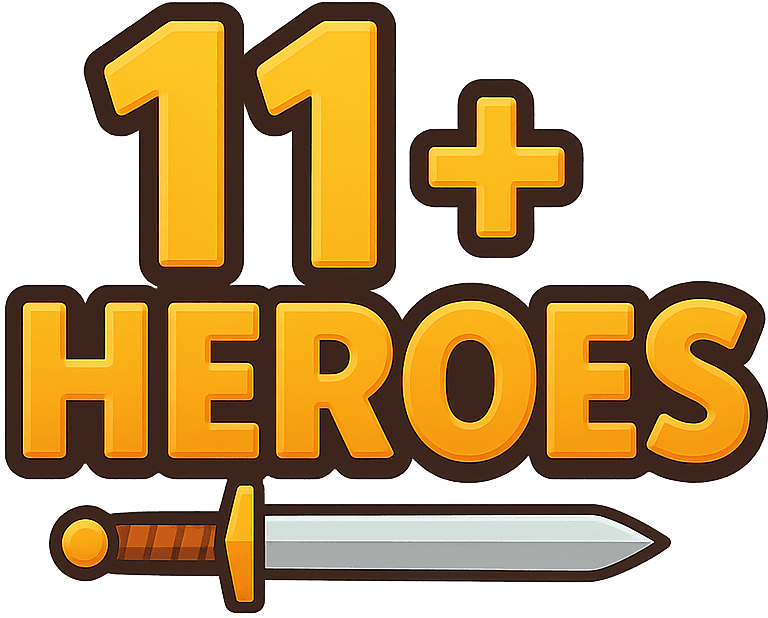 11+ Heroes Logo