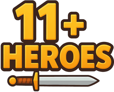 11+ Heroes Logo